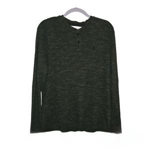 Mens Calvin Klein dark Henley men's M size gently used